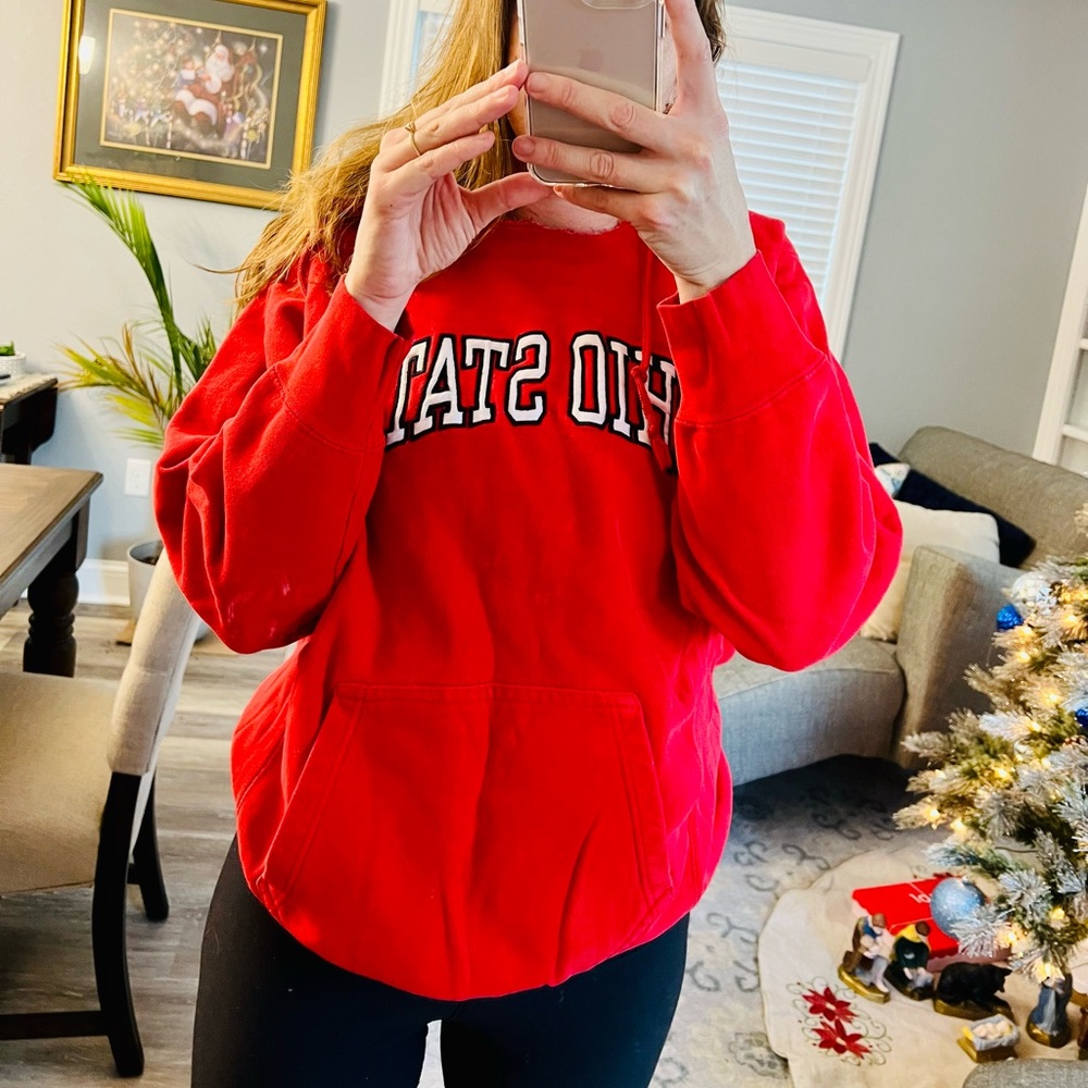 Red Ohio State Hoodie